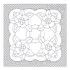 Classic Floral #5 Quilt Block Embroidery Design