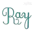 Clip Script Machine Embroidery Font by Apex Design