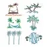Coconut Palm Trees Island Pack Machine Embroidery Apex Designs All