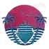 Cruise Ship Holiday Machine Embroidery Design