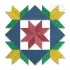 Geometric Decorative Square Block Embroidery Design