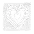 Decorative Heart Quilt Block Embroidery Design