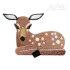 Deer Laying Machine Embroidery Designs - Apex