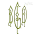 Delilah Monogram Machine Embroidery Font by Apex
