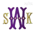 Diamond Fishtail Monogram Machine Embroidery Font - Apex Design Art