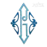 Dina Apex Monogram Embroidery Font