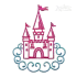 Dreamy Fairytale Castle Machine Embroidery Design by Apex Digitizing