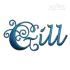 Elsie Swirl Machine Embroidery Font by Apex