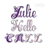 Elsie Swirls Machine Embroidery Font Digitized by Apex