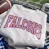 Falcons School Mascot Spirit Game Sports Embroidery Design Bundle