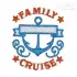 Family Cruise Anchor Frame Embroidery Design