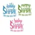 Family Daddy Mommy Baby Shark SVG Cuttable Design