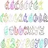 Fire Applique Embroidery Font