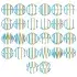 Four Letter Round Circle SVG Cuttable Font