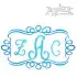 Frame Curly Embroidery Designs