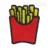 French Fries Embroidery Design