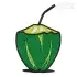 Fresh Coconut Juice Embroidery Designs