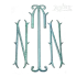Glasgow Monogram Machine Embroidery Fonts