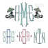 Glasgow Monogram Machine Embroidery Font by Apex Digitizing