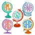 Globe SVG Cuttable Frames