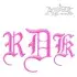 Gothic Bold Embroidery Font