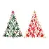 Great Dane Dog Christmas Tree Cuttable Design