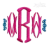 Hampton Monogram Embroidery Font Set