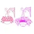 Hanging Flower Pot SVG Cuttable Design