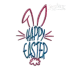 Happy Easter Bunny Word Art Machine Embroidery Design - Apex
