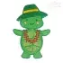 Happy Turtle Embroidery Designs