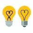Heart Light Bulb SVG Cuttable Design