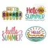 Hello Summer Embroidery Designs Pack Digitized by Apex