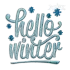 Hello Winter Machine Embroidery Design by Apex