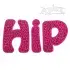 Hip Applique Embroidery Font