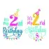 It's My 2nd Birthday SVG Cuttable Design