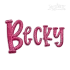 Juniper Script Machine Embroidery Font by Apex