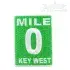 Key West Mile Marker Zero Embroidery Designs