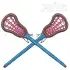 Lacrosse Sticks Embroidery Design