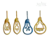 Light Bulbs Pack Macxhine Embroidery Designs by Apex