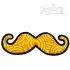 Lorax Mustache and Tree Applique Embroidery Design
