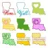 Louisiana Home State Cuttable Designs
