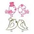 Love Birds Wedding SVG Cuttable Design