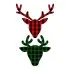 Lumberjack Deer Silhouette SVG Cuttable Design