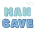 Man Cave Applique Embroidery Font