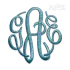 Curlz Circle Round Machine Embroidery Fonts