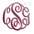 Master Circle Machine Monogram Embroidery Font