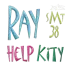 Matisse Machine Embroidery Letters Font by Apex
