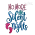 No More Silent Nights Machine Embroidery Design