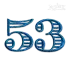 Money Machine Embroidery Font Letter Alphabet