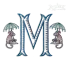 Monkeys Accent Machine Embroidery Design by Apex